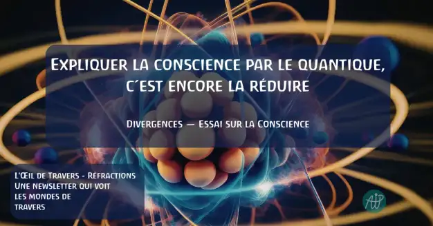 Expliquer la conscience par le quantique, c'est encore la r&eacute;duire