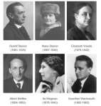 Photographies des membres du premier Vorstand de la Soci&eacute;t&eacute; anthroposohique (No&euml;l 1923)