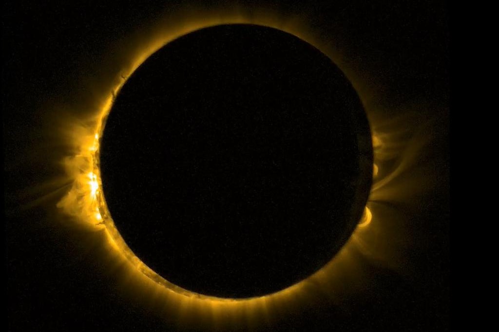 11-08-1999 Éclipse solaire capturée par les caméras de l'agence spatiale européenne