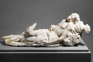 La mort du Dieu Grec Adonis - Une sculpture d'Antonio Corradini (c. 1723-1725)