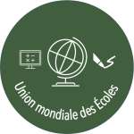 Logo de l'union mondiale des &eacute;coles (factice)