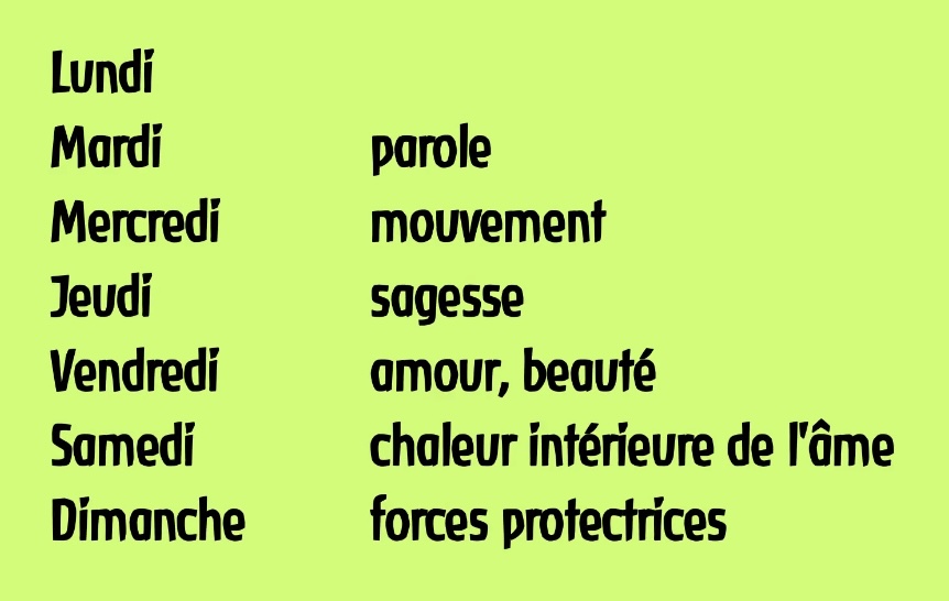 GA 233a C07 03 jours semaine et forces liees